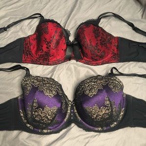 Cacique Lightly Lined Underwire Bra Duo 42DD